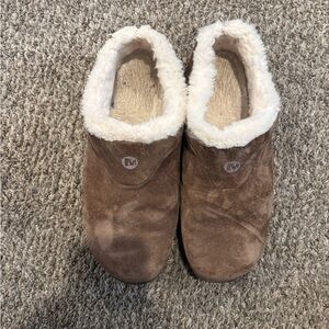 Merrell Brown Suede Cozy Faux-Fur Lined Shoes